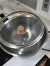 爱仕达（ASD）汤锅 304不锈钢小蒸锅 带蒸屉炖煮锅 20CM燃气电磁炉通用奶锅B1-Z 实拍图