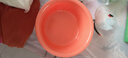 新款圆形家用洗脸盆加厚卫生间厨房洗衣洗菜洗脚宿舍泡脚盆 干邑橙 小号【直径23CM】 实拍图