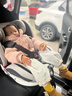 法雷曼儿童安全座椅汽车用0-12岁360度旋转婴儿宝宝车载坐躺i-Size认证 魔力灰pro【钢骨架+支撑腿】 实拍图