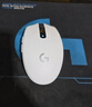 罗技（G）G304 LIGHTSPEED无线鼠标 游戏鼠标 轻质便携 绝地求生FPS鼠标英雄联盟LOL吃鸡 生日礼物 白色 实拍图