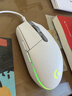 罗技（G）G102 有线游戏鼠标 白色 RGB灯效 吃鸡鼠标 绝地求生 轻量化设计 G102第二代 实拍图
