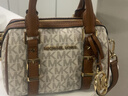 MICHAEL KORS礼物轻奢MK女包BEDFORD手提斜挎包波士顿包迷你香草/橡果棕 实拍图