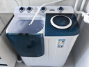 康佳（KONKA）10公斤 半自动波轮洗衣机 大容量 双桶双缸 脱水甩干机 以旧换新 家电国家补贴15% XPB100-7D0S 实拍图