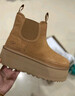 UGG秋季女士休闲舒适纯色厚底雪地靴烟囱时尚切尔西短靴 1134526 CHE | 栗色 40 实拍图