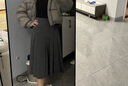优衣库女装宽褶中裙/半身裙裙子25秋冬新款479916 08 深灰色 L /160/72A 实拍图