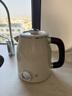 美的（Midea）艺术家电热水壶  烧水壶自动断电保温一体  1.6L大容量电热水壶 316L不锈钢恒温壶 精准控温 63-Q 实拍图