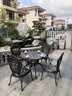 狮兄狮弟户外桌椅铸铝椅子庭院花园室外阳台室内休闲防水拆装家具套装 1张：艾丽娅椅【2张起拍】 实拍图