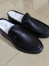 意尔康男鞋秋季休闲轻便一脚蹬皮鞋舒适软底豆豆鞋 97330W 黑色单鞋 42 实拍图