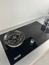 黑狗（HEIGOO）九腔猛火气电灶电气气电两用灶具台式嵌入式电磁炉燃气灶煤气一体灶二合一一电一气双灶 左气右电(连体款) 管道天然气12T 实拍图