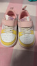 卡特兔婴儿学步鞋春季新年红宝宝机能童鞋幼儿园小白鞋2-9岁板鞋X1CG010 实拍图