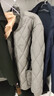 加绒加厚内胆棉衣男秋冬内穿保暖棉袄初高中学生校服神器羽绒棉服 灰色 3XL 160-175斤 实拍图