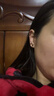 Lnieer高级感四叶草耳钉女钛钢耳环独特新款养耳洞睡觉免摘螺丝拧耳骨钉 6mm四叶草耳钉一对 实拍图