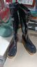 回力雨鞋男士雨靴户外防水不易滑加绒棉户外HL8075高筒黑色43码 实拍图