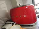 SMEG/斯麦格复古烤面包片机保价双11全自动早餐机三明治吐司多士炉家用生日新婚结婚高端礼物TSF01/02 红色（两片式） 实拍图