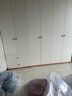 全友家居成品现代简约风大衣柜顶柜组合家用卧室家具柜子衣橱 【奶油风】2.4m四门+二门带抽衣柜 多规格灵活组合+科学分区收纳 实拍图