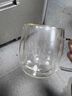 GLASSLOCK茶杯双层玻璃杯家用水杯咖啡杯耐高温泡茶杯办公室高硼硅450ml 实拍图