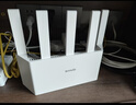 Tenda腾达路由器【千兆WiFi6+穿墙王】无线AX3000信号增强家用放大器Mesh限时补贴金榜一名云霄白立式 实拍图