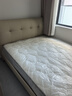 全友家居 奶油风头层牛皮茉伊真皮床头软包靠背卧室家用1.5米双人大床 实拍图
