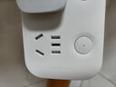 得力（deli）3C认证国标安全插座 插线板/插排/排插/插板/接线板/拖线板延长线 独立开关 分控3位1米 LU5055 实拍图