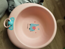 CHAHUA茶花 儿童抗菌洗脸盆31.7cm1只加厚塑料盆洗衣服洗脚盆粉色* 实拍图