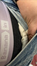 蕉内（Bananain）301S女士三角精梳棉内裤撞色腰带10A抗菌中腰本命马年红色礼盒3件 【加弹款】紫腰-花灰色系 3条 L 实拍图