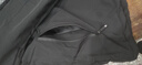 红蜻蜓（RED DRAGONFLY）夹克男商务休闲时尚简约百搭宽松舒适连帽上衣外套 黑色B加绒 2XL 实拍图
