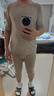 蕉内热皮302++保暖内衣男女士棉感套装7A抗菌秋衣秋裤抓绒加厚秋冬季 【男士】灰兰 2XL 实拍图
