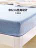 富安娜床笠牛奶绒单件床笠冬季加厚床品法兰绒防静电床罩 150*200cm 实拍图