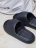 HIPANDA拖鞋男士EVA厚底踩屎感室内居家用防滑耐穿外穿凉拖女 黑色 40-41 实拍图