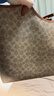 蔻驰（COACH）经典标志DAY 暗扣托特包单肩包大容量复古斜挎包冬季女包 B4/棕黄色 焦糖色（新版） 实拍图