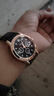 正品男士手表高档休闲石英表简约气质男表皮带高颜值罗马时尚腕表 军团款 实拍图