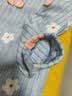 浪莎女士睡衣女秋冬珊瑚绒家居服可外穿法兰绒暖暖长袖睡裤保暖套装蓝 实拍图
