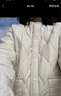 优衣库童装男童女童PUFFTECH空气棉服便携式外套可机洗478125 01 乳白色 160 实拍图