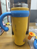 奇古堂巨无霸保温杯 女生吸管水杯 大容量陶瓷墩墩冰霸杯 阳光橘猫-316内底 实拍图