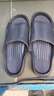 【踩屎感居家拖鞋】浴室男女拖鞋轻便防滑居家凉拖鞋鞋子男 黑色 42-43 实拍图