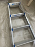 中创轻量专业梯子家用人字梯加厚铝合金 四步梯凳1.08米 LHS-S-04 实拍图