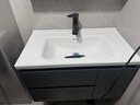 艺昕浴室柜陶瓷一体盆卫生间洗手盆洗脸盆柜组合智能镜套装洗漱洗手台 80CM轻奢灰C款智能【活动中】 实拍图