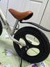 伊贝智儿童平衡车1-3-6-12岁两轮滑步车自行车2-5岁宝宝滑行小孩无脚踏 14寸 白色-充气轮 推荐身高95-130cm 减震充气轮胎 实拍图