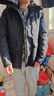 迪卡侬冲锋衣三合一户外冬季羽绒服夹克曜石黑男款M-5245198 实拍图