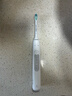 飞利浦（PHILIPS）【肖战推荐】声波电动牙刷钻石3系 新年礼物 情侣送男生/女友 微泡水流HX5181/01皓月白 国家补贴 实拍图