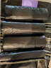 e洁抽绳垃圾袋黑色60*70cm72只1.3丝家用手提穿绳免撕塑料袋加厚 实拍图