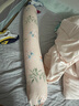 洁丽雅抱枕 长条枕女生睡觉大枕头可拆洗孕妇床上夹腿圆柱抱枕1.1m 花卉 实拍图