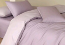 水星家纺四件套床上纯棉100%a类全棉透气被套床单双人1.5米×2米床紫 实拍图