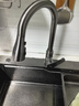 九牧全铜水龙头厨房洗菜盆洗碗池冷热水可抽拉式多功能家用伸缩水龙头 小蛮腰枪灰 实拍图
