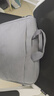 BUBM笔记本电脑包男士手提包适用于14英寸苹果华为笔记本电脑商务出差内胆包 升级加厚 灰 15-15.6英寸 实拍图