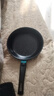 【亏本清仓】韩式麦饭石色不粘锅平底锅铁锅电磁炉不带盖 黑色小煎锅 16cm 实拍图