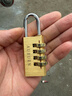 奥本黄铜密码挂锁行李箱锁宿舍柜子锁健身房迷你密码防水锁头284 实拍图