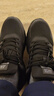 安踏男鞋运动鞋男秋冬季男士软底网面跑步鞋休闲鞋皮面保暖防水鞋子男 【热卖推荐款秋冬季男鞋】黑色 41 （8码） 实拍图