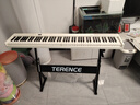 特伦斯折叠钢琴88键便携式电钢琴成人儿童电子琴重力度键盘V30pro钢琴 时尚白+专用琴包+Z琴架 实拍图