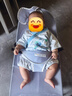 爱贝岙哄娃神器婴儿摇摇椅安抚椅新生儿宝宝摇篮躺椅哄睡带娃神器摇摇床 灰色：双层网+三挡调节+枕头 实拍图